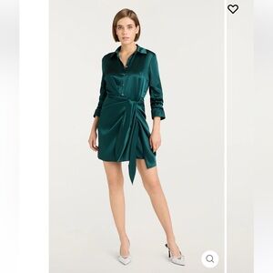 Cinq a Sept Mini Jacey Silk Dress